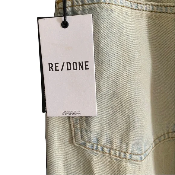 RE/DONE 90’s high rise distressed jeans NEW